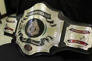 The Championship Belt for the MVP of the Playground Poker Fall Classic 2013