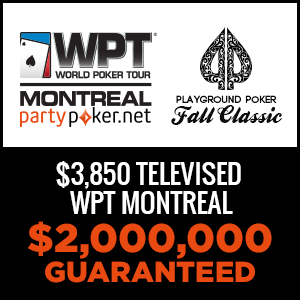 $3,850 WPT Montreal - $2,000,000 GTD