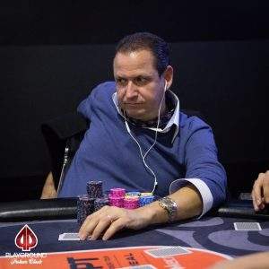 WPT Montreal Day 1a chip leader Eric Afriat